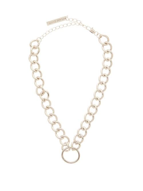 Matchesfashion.com Frame Chain - Hooker Gold-plated Choker - Womens - Silver