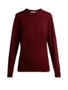 Matchesfashion.com Helmut Lang - Crew Neck Cashmere Sweater - Womens - Burgundy