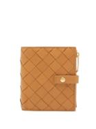 Matchesfashion.com Bottega Veneta - Intrecciato Leather Wallet - Womens - Tan