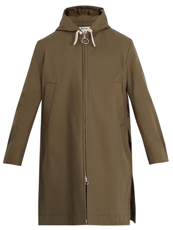 Acne Studios Melt Cotton-twill Coat