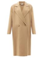 Matchesfashion.com Stella Mccartney - Ericka Double-breasted Wool Coat - Womens - Beige