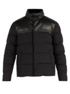 Bottega Veneta Intrecciato Leather And Wool-blend Down Jacket