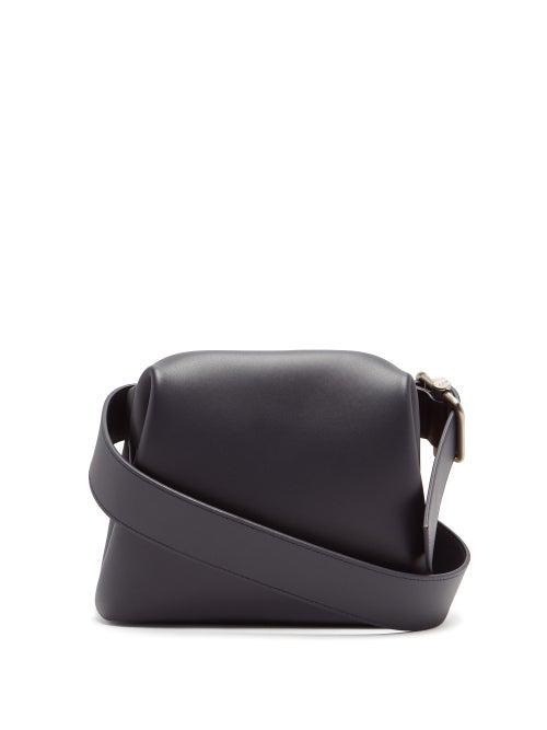 Matchesfashion.com Osoi - Brot Small Leather Belt Bag - Womens - Navy