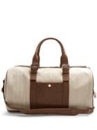 Brunello Cucinelli Canvas And Leather Holdall