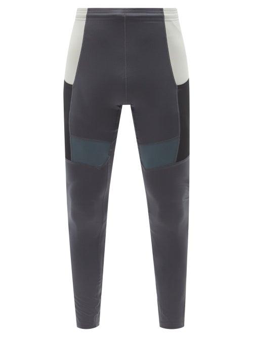 7 Days Active - Chief Running Nylon-blend Leggings - Mens - Navy Multi