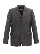 Matchesfashion.com Marni - Single-breasted Wool-tweed Jacket - Mens - Grey