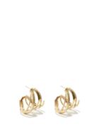 Completedworks - Stratum Gold-plated & Topaz Hoop Earrings - Womens - Yellow Gold
