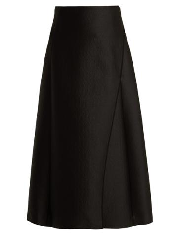 Carl Kapp Hera Wool-blend Wrap Skirt