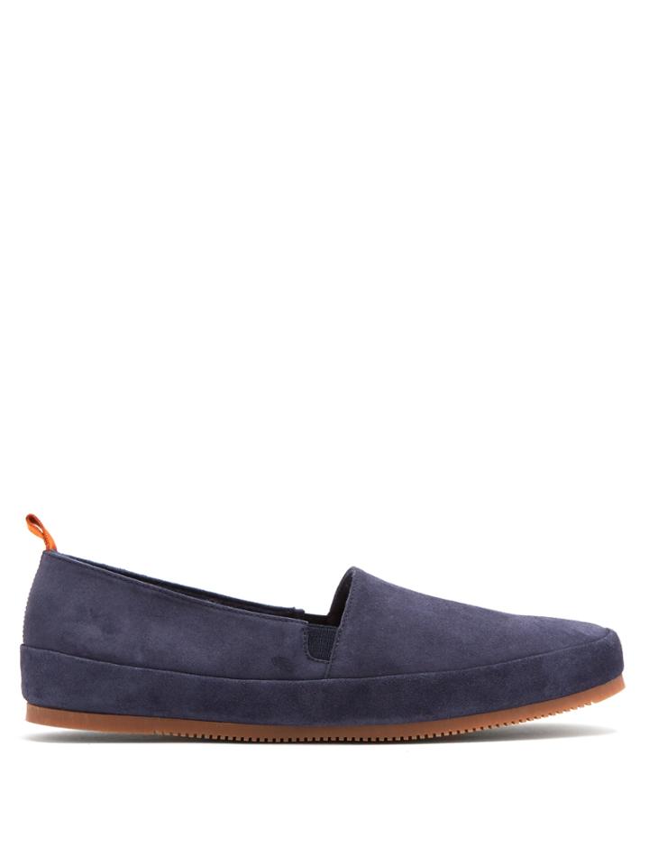 Mulo Shearling-lined Suede Slipper Loafer