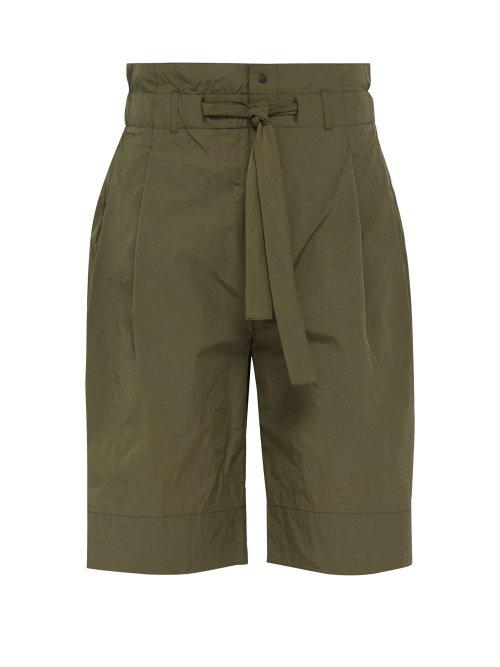 Matchesfashion.com Sasquatchfabrix - High Waisted Technical Shell Shorts - Mens - Khaki