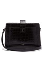 Matchesfashion.com A.p.c. - Albane Crocodile Effect Leather Shoulder Bag - Womens - Black