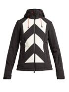 Matchesfashion.com Perfect Moment - Tignes Chevron Padded Ski Jacket - Womens - Black Multi