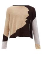 Matchesfashion.com Eckhaus Latta - Landscape Intarsia Knit Sweater - Mens - Black Multi