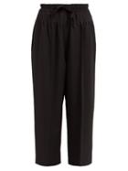 Matchesfashion.com Haider Ackermann - Chesterman Cropped Wool Trousers - Womens - Black