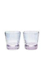 Matchesfashion.com Luisa Beccaria - Set Of Two Duccio Gradient Tumbler Glasses - Blue Multi