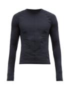 Matchesfashion.com Lndr - Steel Tech Panelled Stretch Jersey T Shirt - Mens - Navy