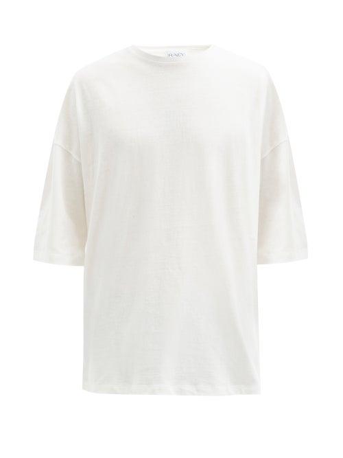 Matchesfashion.com Raey - Oversized Cotton-jersey T-shirt - Mens - White