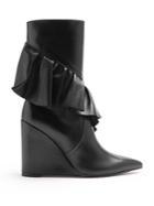 J.w.anderson Ruffled Leather Mid-calf Boots
