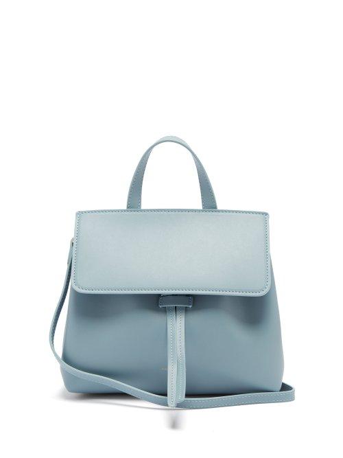 Matchesfashion.com Mansur Gavriel - Mini Mini Lady Leather Cross Body Bag - Womens - Light Grey