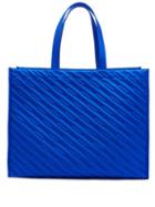 Matchesfashion.com Balenciaga - Market Shopper M Logo Canvas Tote - Mens - Blue