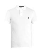Matchesfashion.com Polo Ralph Lauren - Slim Fit Cotton Piqu Polo Shirt - Mens - White