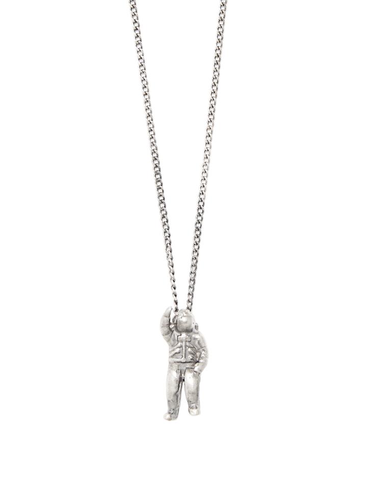 Title Of Work Astronaut Sterling-silver Necklace