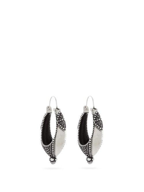Matchesfashion.com Etro - Engraved Hoop Earrings - Womens - Silver