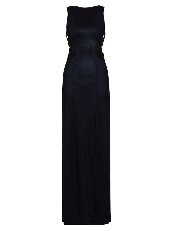 Galvan Criss-cross Jersey Gown