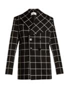 Marques'almeida Checked Double-breasted Cotton-blend Blazer