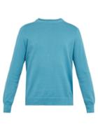Matchesfashion.com Hope - Compose Cotton Jersey Sweater - Mens - Blue