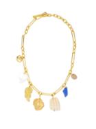 Matchesfashion.com Lizzie Fortunato - Paradise Gold Plated Charm Necklace - Womens - Gold