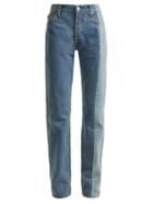Matchesfashion.com Vetements - X Levi's Reworked Straight Leg Jeans - Womens - Denim