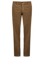 Massimo Alba Mid-rise Slim-leg Stretch-cotton Trousers