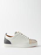 Christian Louboutin - Louis Junior Spike-embellished Leather Trainers - Mens - Multi