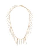 Matchesfashion.com Isabel Marant - Asymmetrical Chain And Bar Pendant Necklace - Womens - Gold