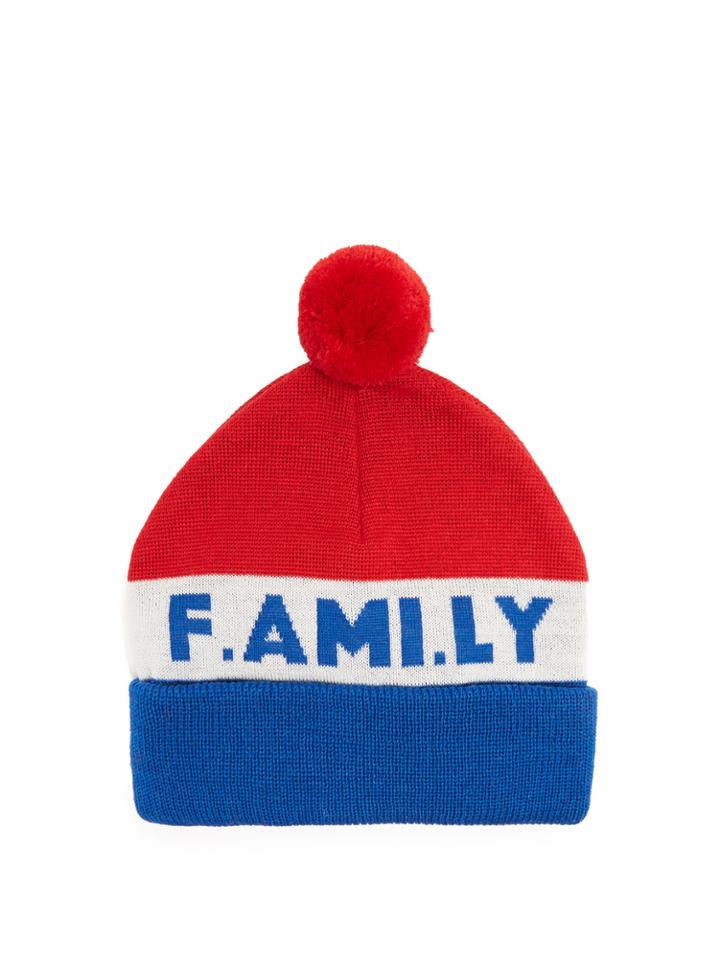 Ami Logo-intarsia Wool Beanie Hat