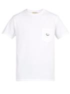 Matchesfashion.com Maison Kitsun - Quadi Fox Pocket Cotton T Shirt - Mens - White