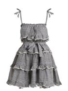 Innika Choo Ruffle-trimmed Gingham Dress