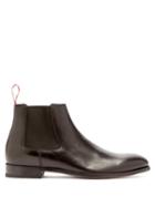 Matchesfashion.com Paul Smith - Crown Leather Chelsea Boots - Mens - Black