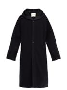 Mackintosh Single-breasted Herringbone Wool-blend Coat