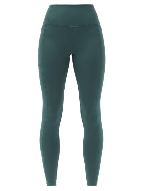 Matchesfashion.com Girlfriend Collective - High-rise Pocketed Leggings - Womens - Green