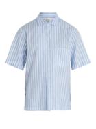 Acne Studios Elms Striped Linen-blend Shirt