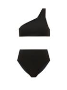 Matchesfashion.com Haight - Carol One-shoulder Bikini - Womens - Black