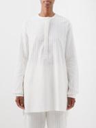 Delos - Cyrus Embroidered Cotton Shirt - Womens - White