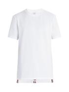 Matchesfashion.com Thom Browne - Striped Trim Cotton Piqu T Shirt - Mens - White