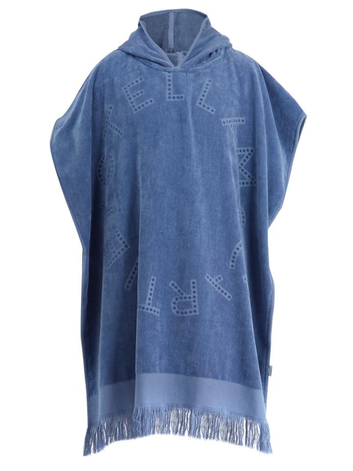 Stella Mccartney Hooded Cotton Poncho