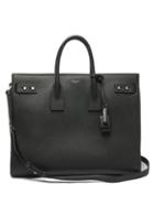 Matchesfashion.com Saint Laurent - Grained-leather Tote Bag - Mens - Black