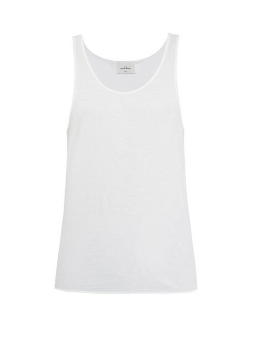 Matchesfashion.com The White Briefs - Rye Cotton Tank Top - Mens - White
