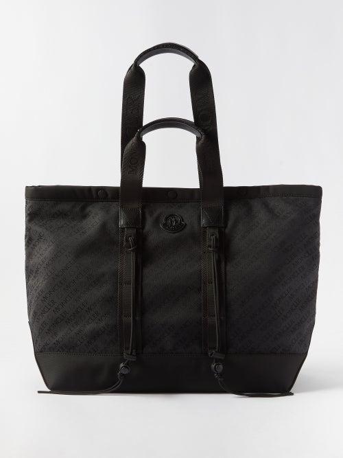 Moncler - Logo-print Nylon Tote Bag - Mens - Black