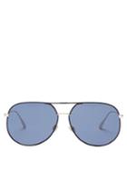 Matchesfashion.com Dior Eyewear - Diorbydior Aviator Sunglasses - Womens - Dark Blue